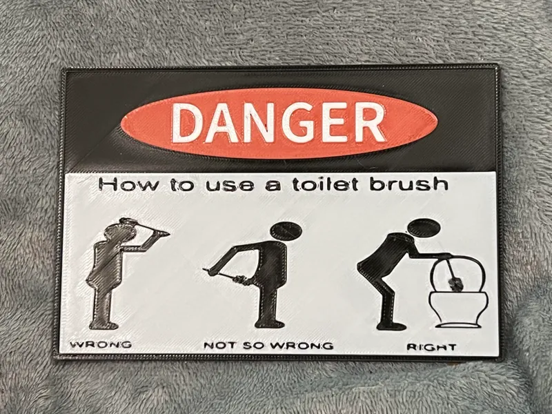How to use a toilet brush