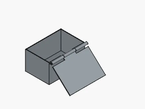 Hinge Box Mini Storage Container - Free 3D Print Model - MakerWorld