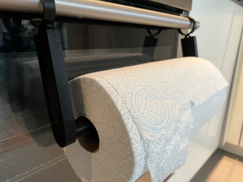 Paper towel hanger