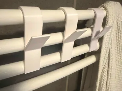bathroom hook ladder