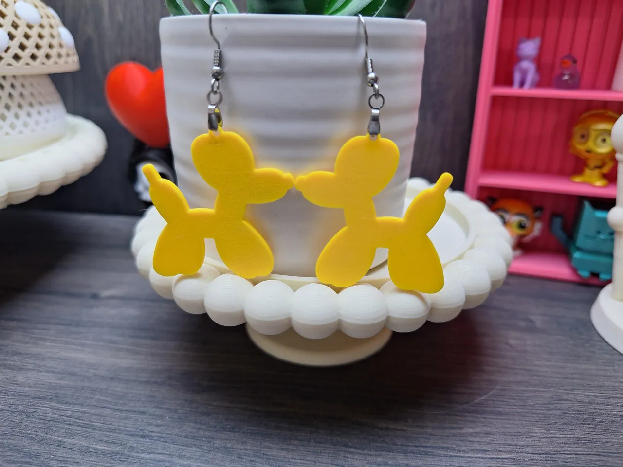 Balloon Dog Earrings view 2