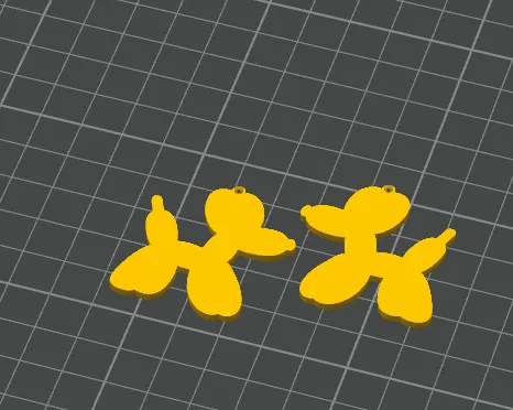 Balloon Dog Earrings view 4