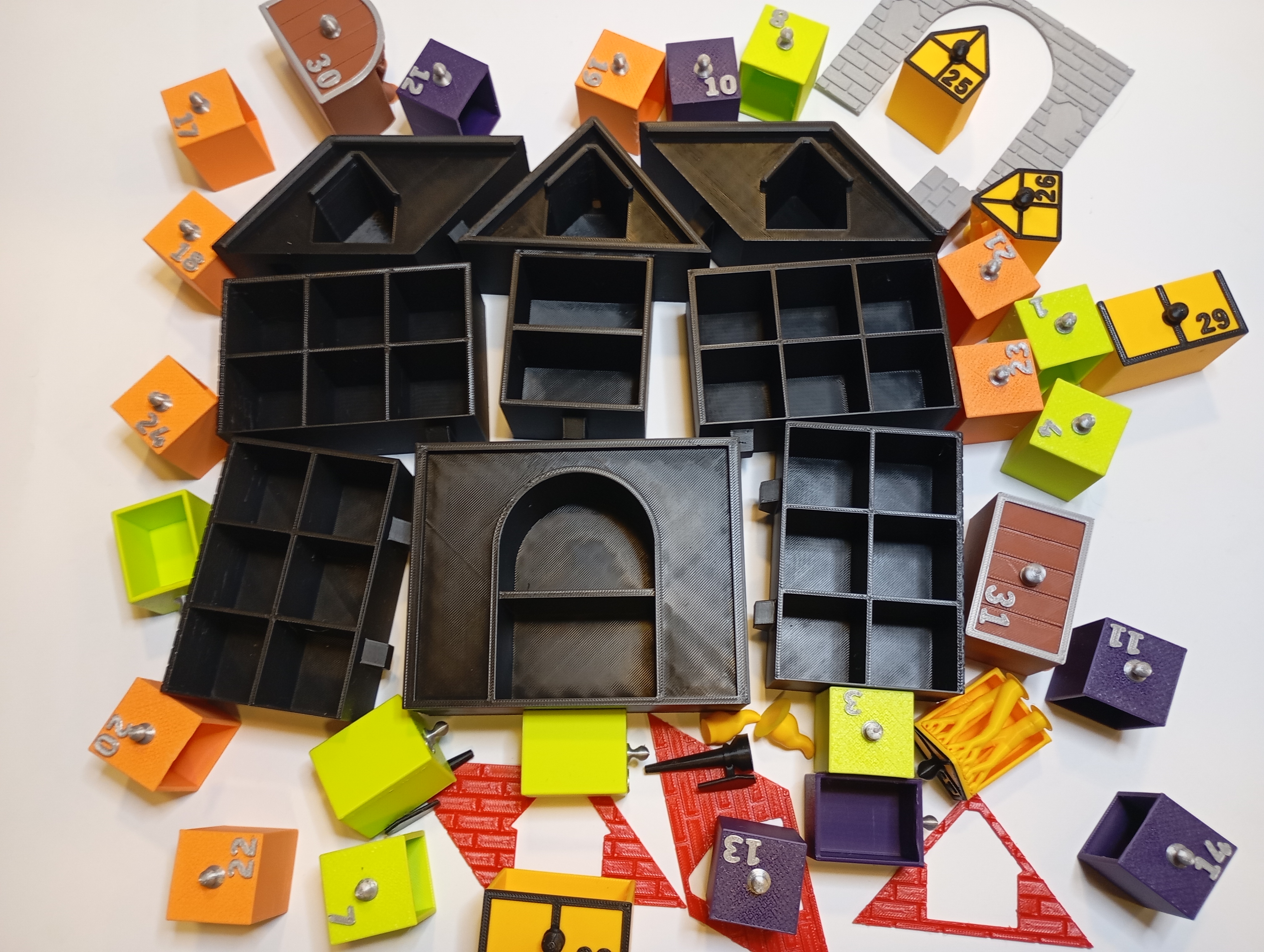 Halloween spooky house advent calendar - 1