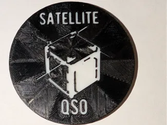 Satellite QSO Coin