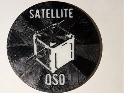Satellite QSO Coin