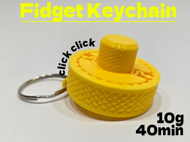 Fidget Clicker - Keychain - EDC