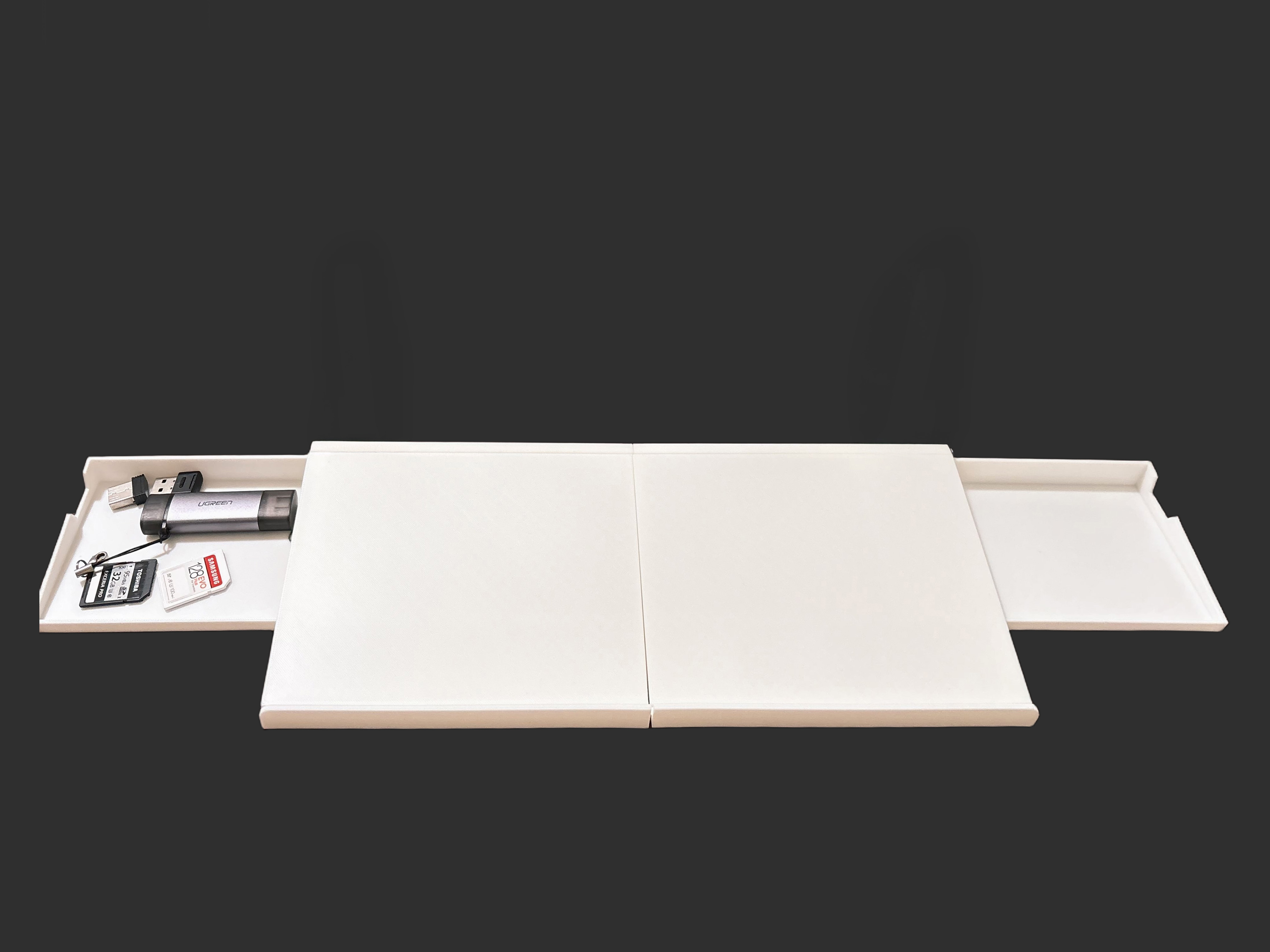 Miniatura 2 do modelo 3D 键盘增高收纳支架(可增配便携屏支架)_A1mini适配