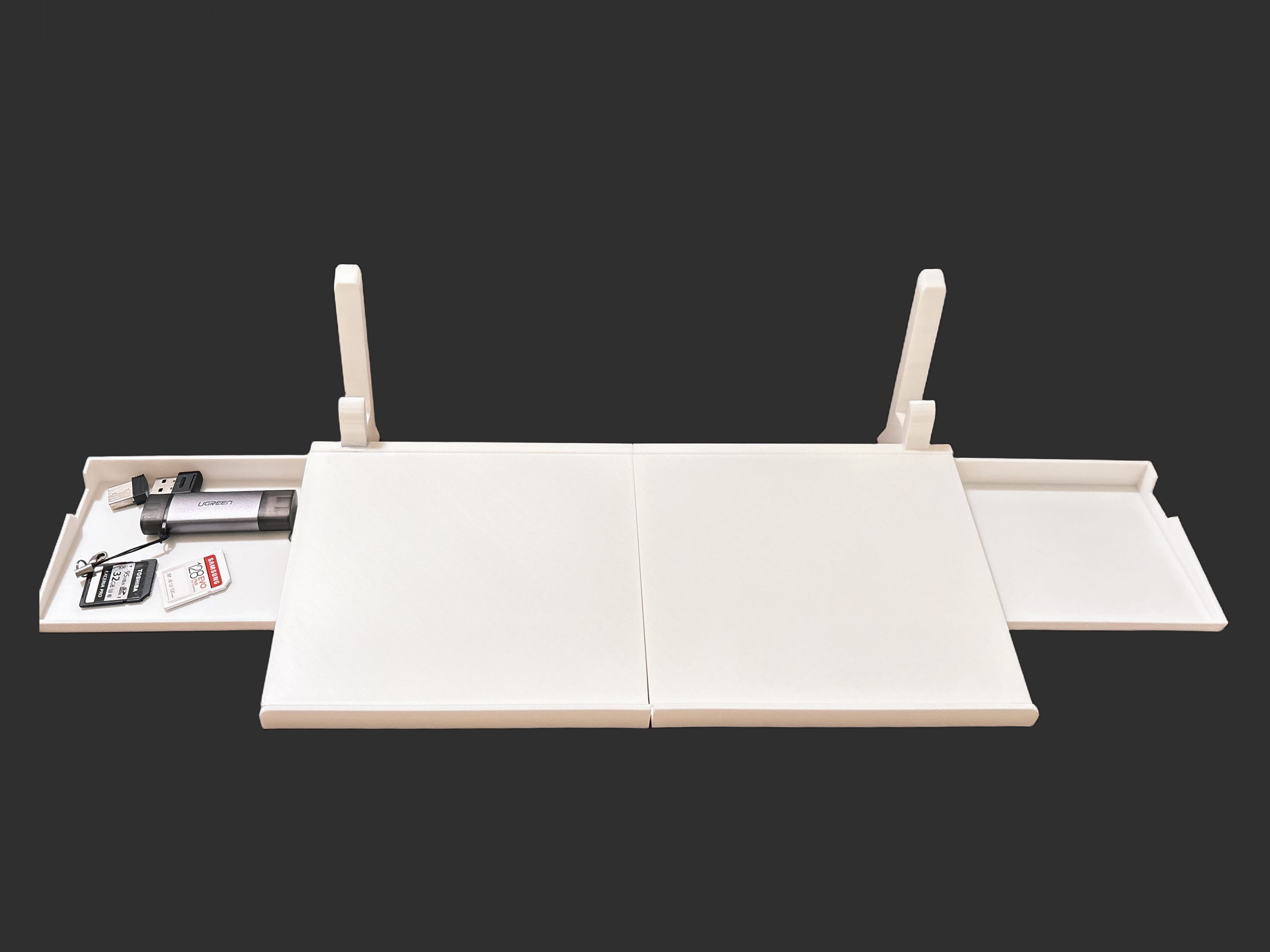 Miniatura 3 do modelo 3D 键盘增高收纳支架(可增配便携屏支架)_A1mini适配
