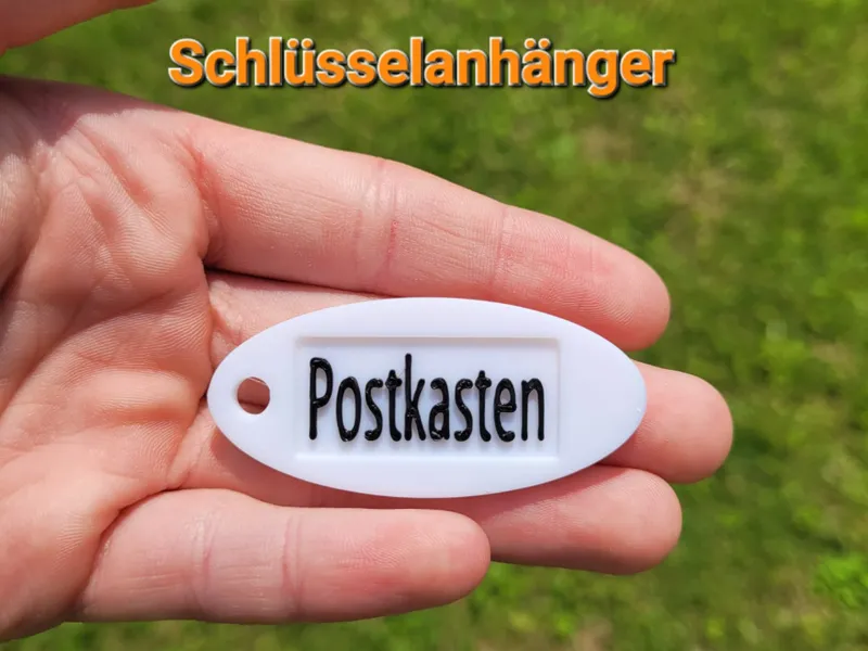 Schlüsselanhänger - Postkasten