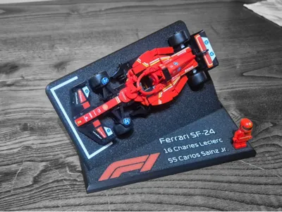 Inclined base for all LegoF1 Speed models