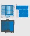 Multi-part printing three plates