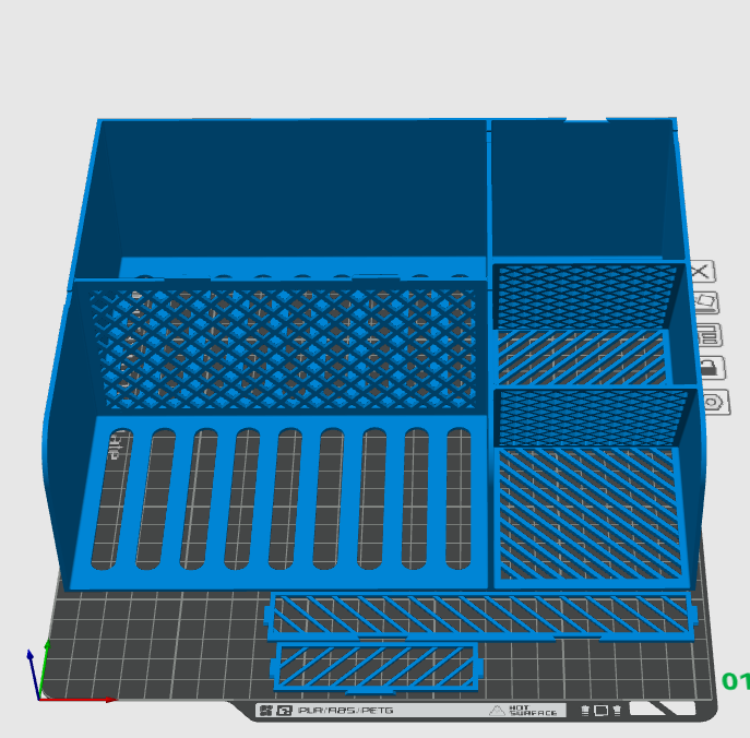 Miniatura 1 do modelo 3D 洗手间镜柜拓展置物架