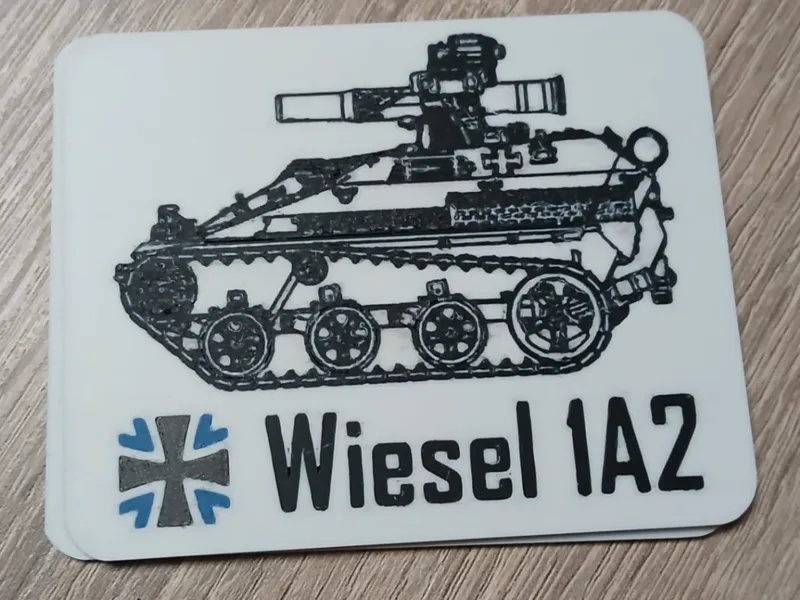 Wiesel 1A2 Supporters Plate