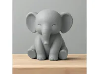 Éléphant assis — photo 1