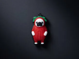ChillDog Strawberry keychain