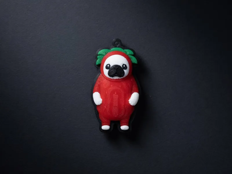 ChillDog Strawberry keychain