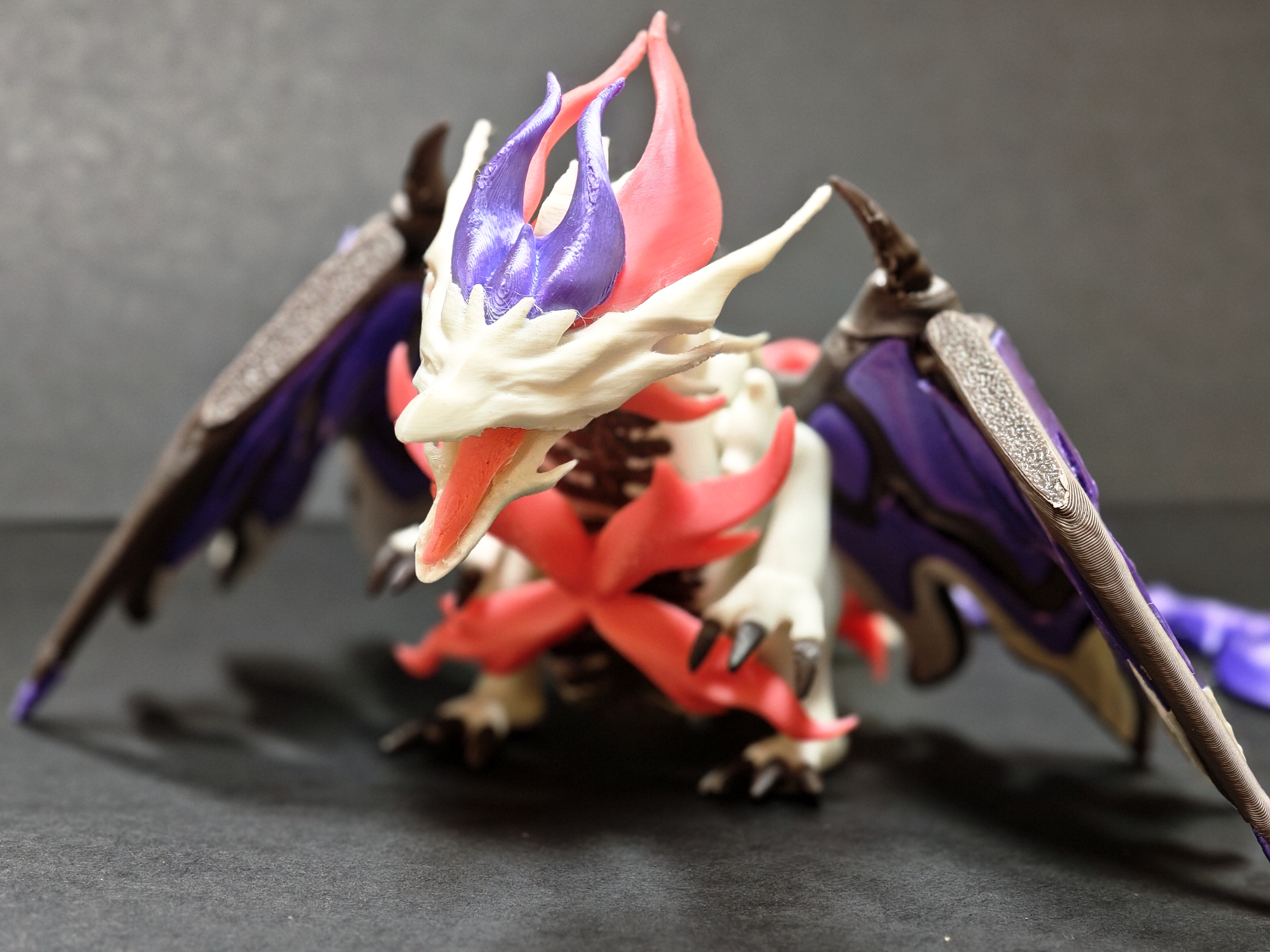 Miniatura 2 do modelo 3D 遐碟死龙 【崩坏星穹铁道】【全身可动龙】