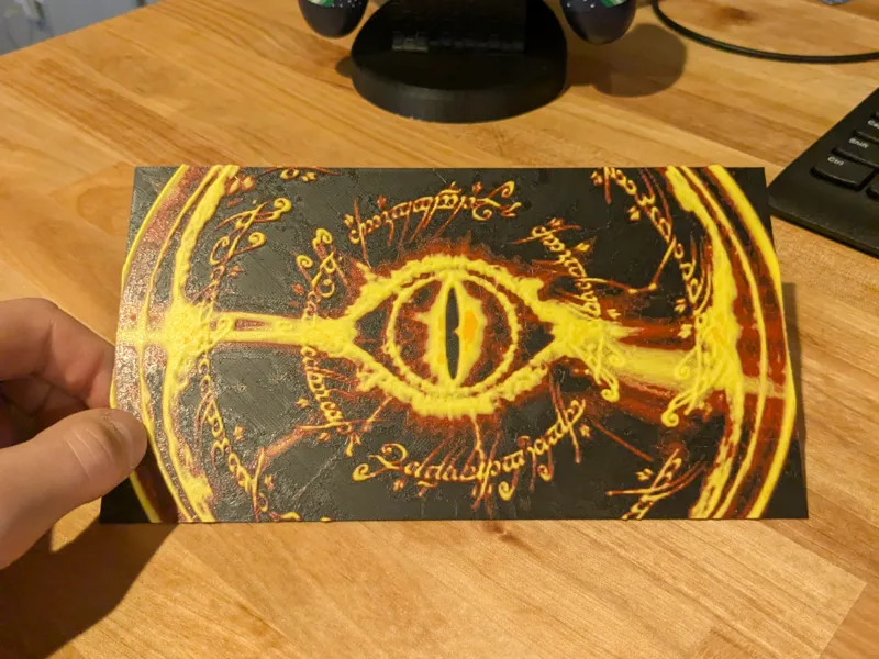 HueForge eye of sauron lord of the rings