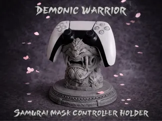 Samurai Mask Controller Holder - Gamepad Display