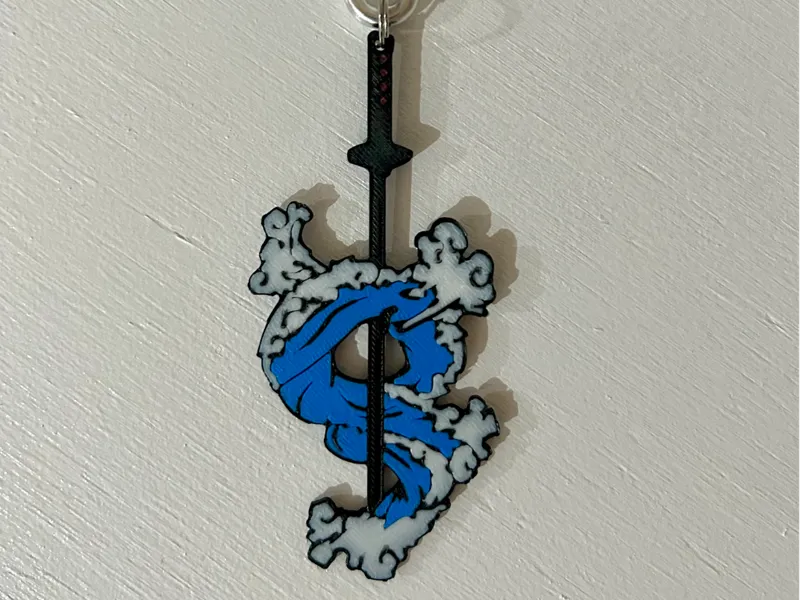 Tanjiro Kamado Keychain - Demon Slayer