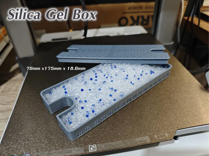 Silica Gel Box 75mm x 175mm x 18.6mm