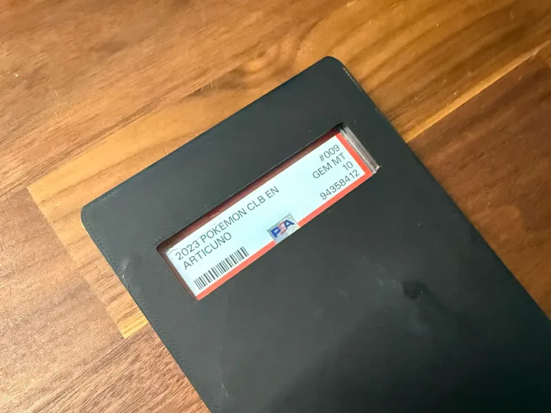 Graded Card Protector – Snap Fit with Label Window
