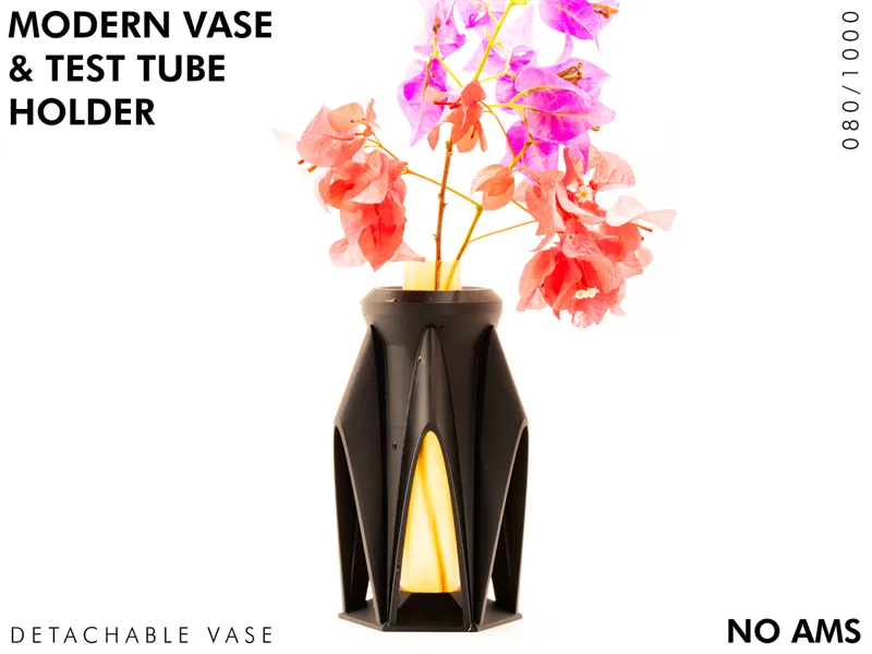 Modern Vase & Test tube holder|Detachable|No AMS 