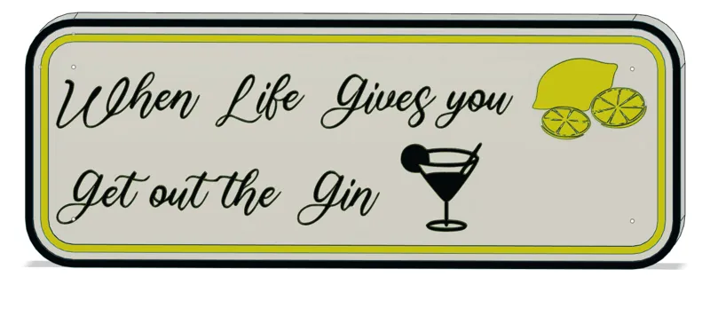 When Life gives you Lemons Light Box