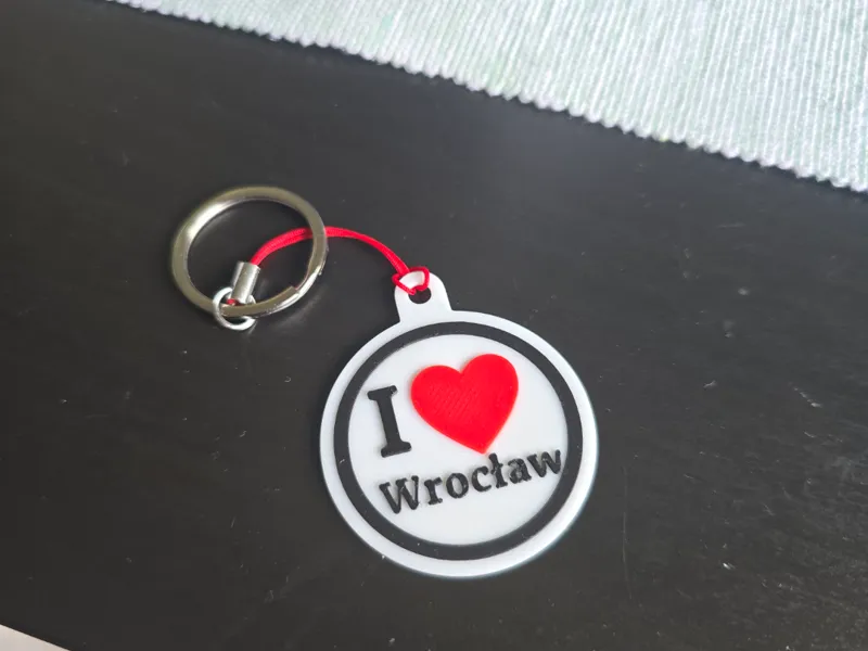 keychain I love Wroclaw