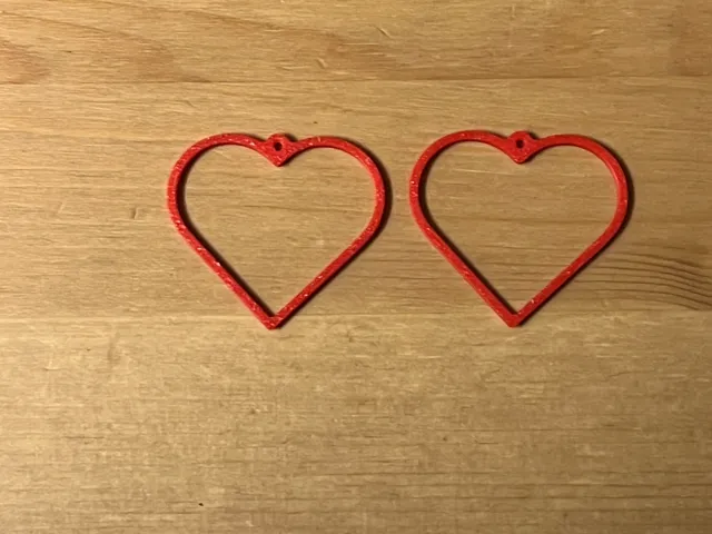 heart earrings
