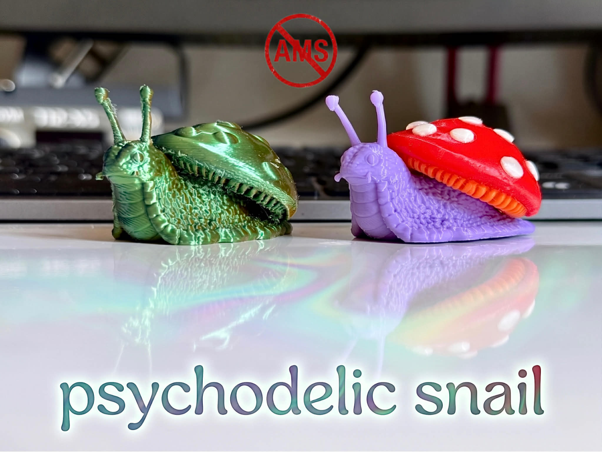 Fantasy Psychedelic Mushroom Snail pure Brainrot
