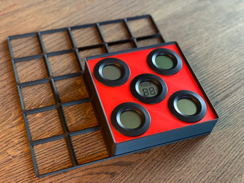 Gridfinity hygrometer storage bin