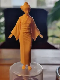 Figurine femme en kimono — photo 2