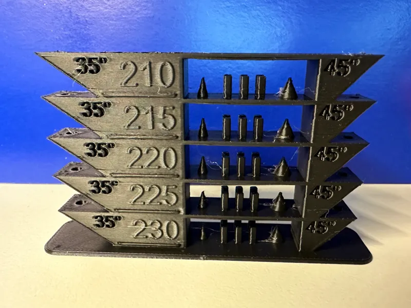 eSun PLA+ Temperature Tower (210 - 230 °C)