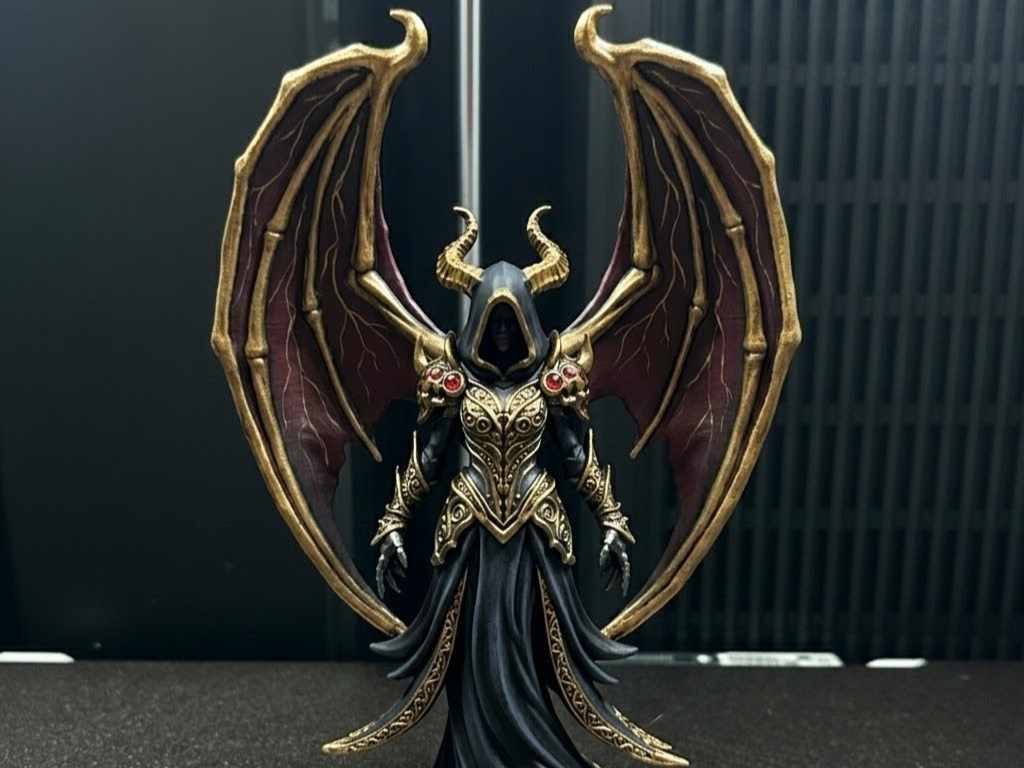 Ornate Demon Queen - High Detail Display Statue