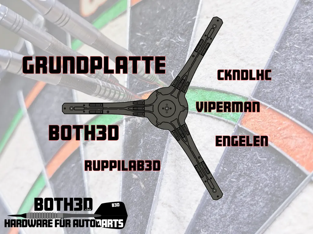 Grundplatte für das BOTH3D Modell