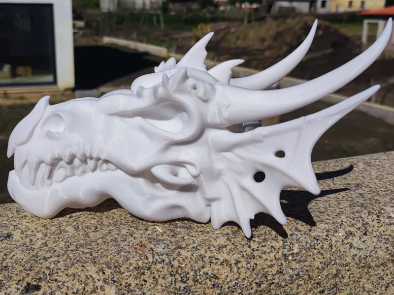 Cabeça de Dragão Inspirado em House of the Dragon