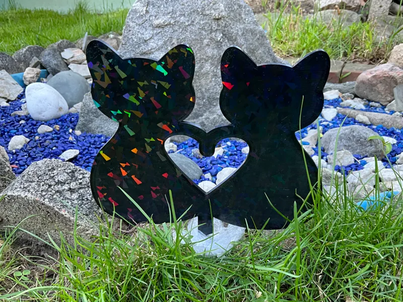 2 Cats Garden / Planter Decor 