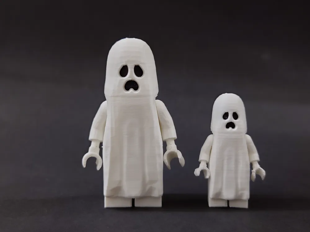 Brick Ghost minifigure 1/1 scale (Legos). by Typool - MakerWorld