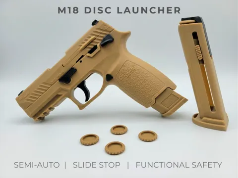 Tapa o cubierta: M18 DISC LAUNCHER — referencia de MakerWorld