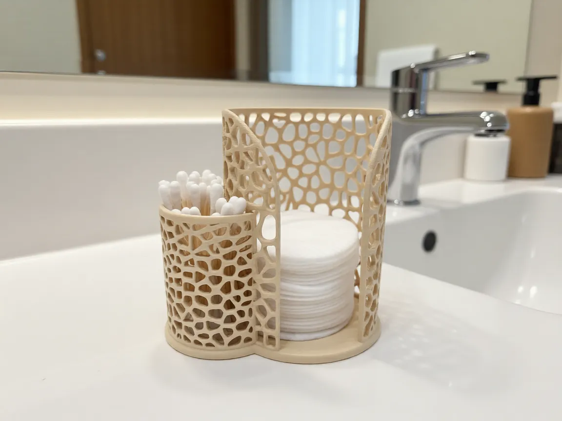Organizador de Algodón y Bastoncillos de Malla Voronoi - Modelo de ...