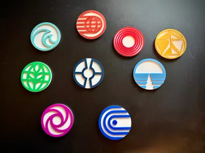 Epcot Logo Magnets