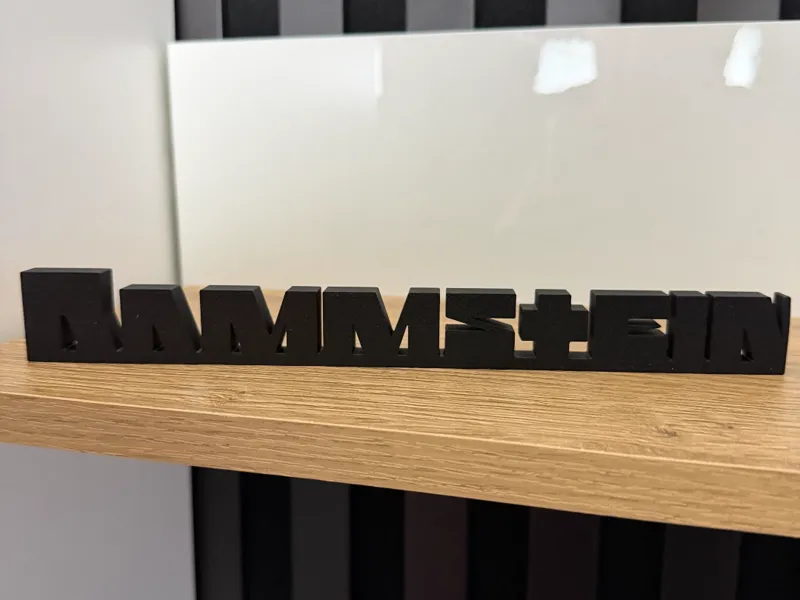 Rammstein - Name Sign Metal