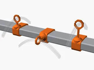 Parametric A1 PTFE Guide w. Ball Joint, for A1/A2L