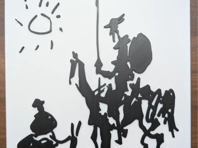 Wall Art Don Quixote 1955 sketch by Pablo Picasso