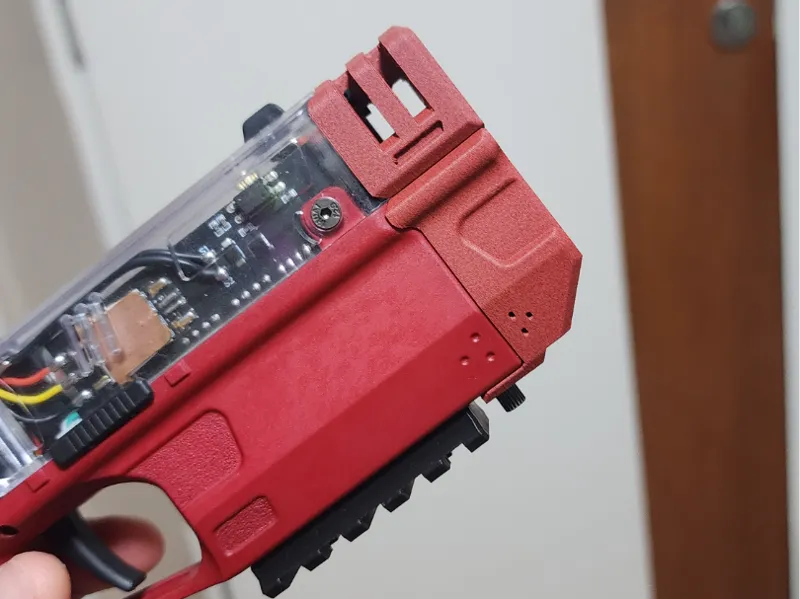Nerf Diana Extended Muzzle and Battery tray