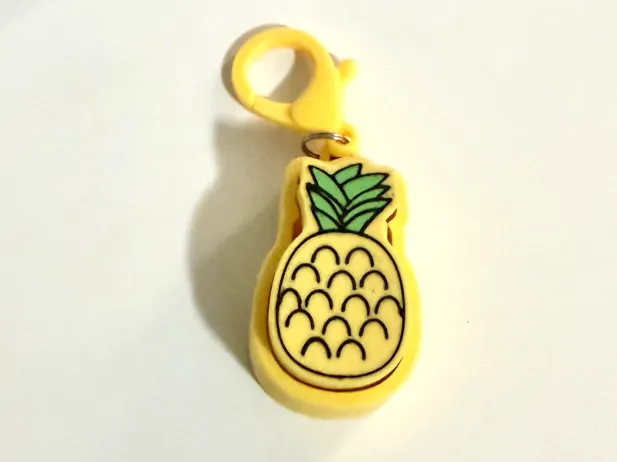 Pineapple Fidget Clicker Keychain