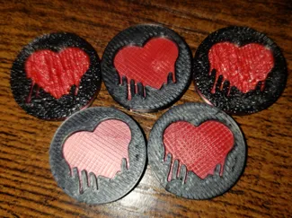 Dice Throne Vampire Lord Blood Power Token