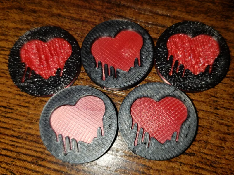 Dice Throne Vampire Lord Blood Power Token