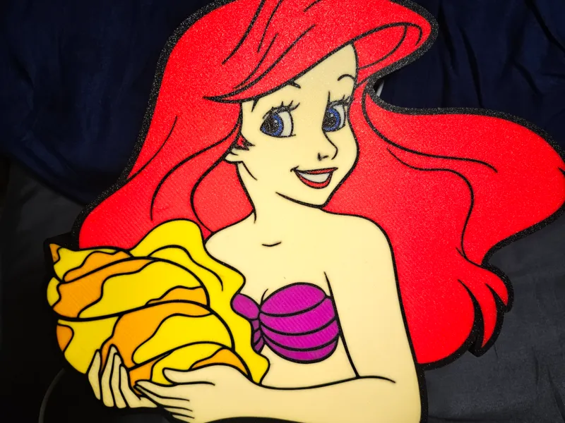 Ariel The Little Mermaid Light Box